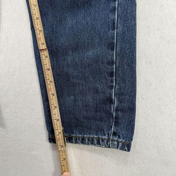 Vintage Levis 550 Jeans Women 14 Long Blue Relaxed Fit Tapered Leg Made USA 90s - Picture 9 of 11